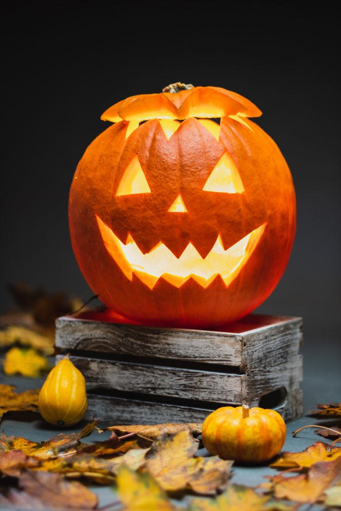 carved pumpkin spooky activities